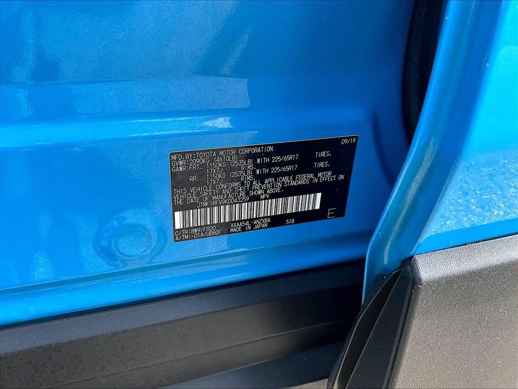 Used 2019 Blue Toyota LE image 36