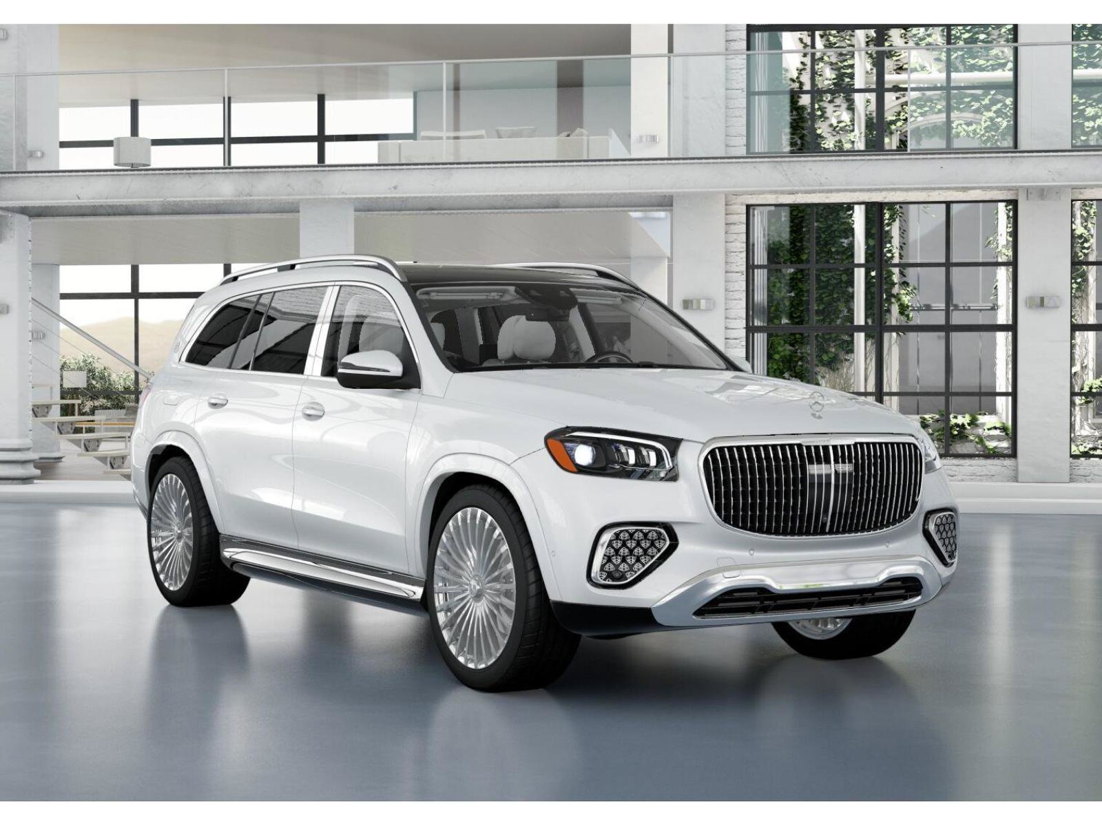 New 2026 MANUFAKTUR Moonlight White Metallic Mercedes-Benz Maybach GLS 600 image 10
