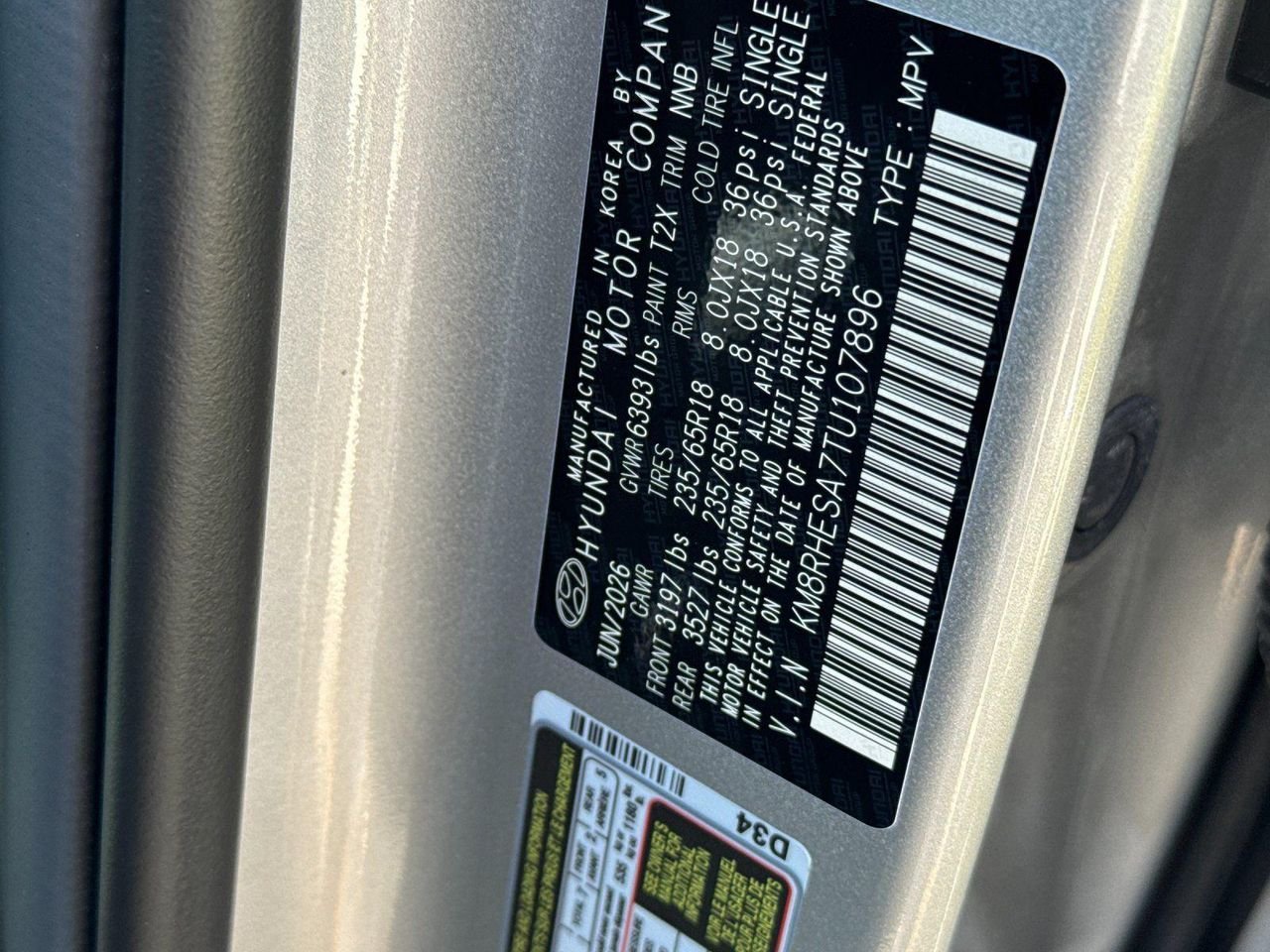 New 2026 Silver Hyundai SEL Premium 7P image 26