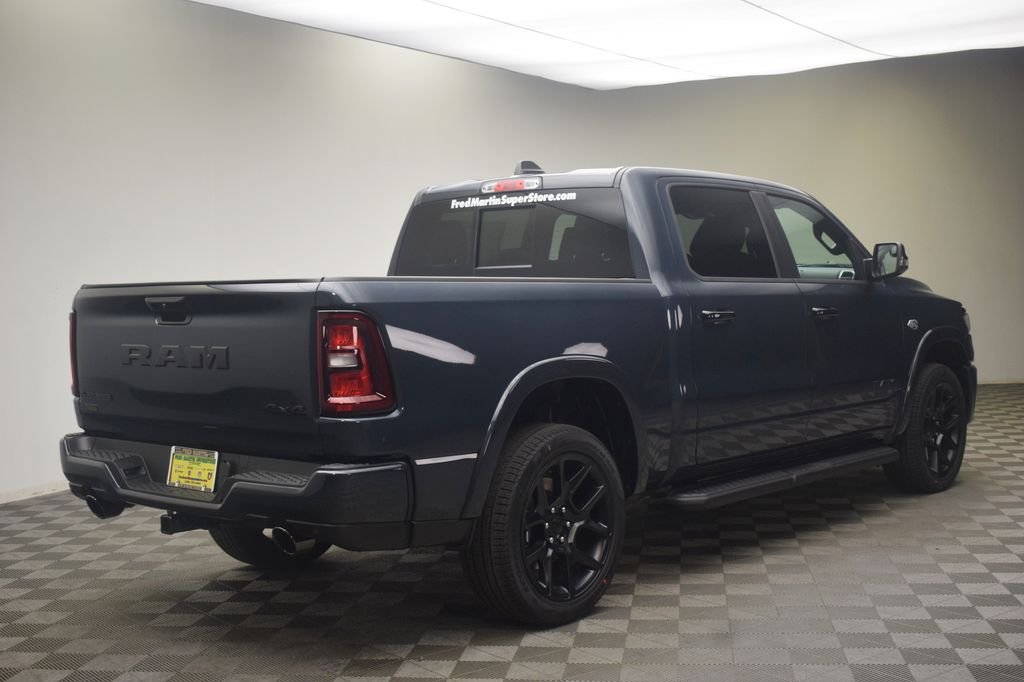 New 2026 Forged Blue Metallic Exterior Paint RAM Laramie image 5
