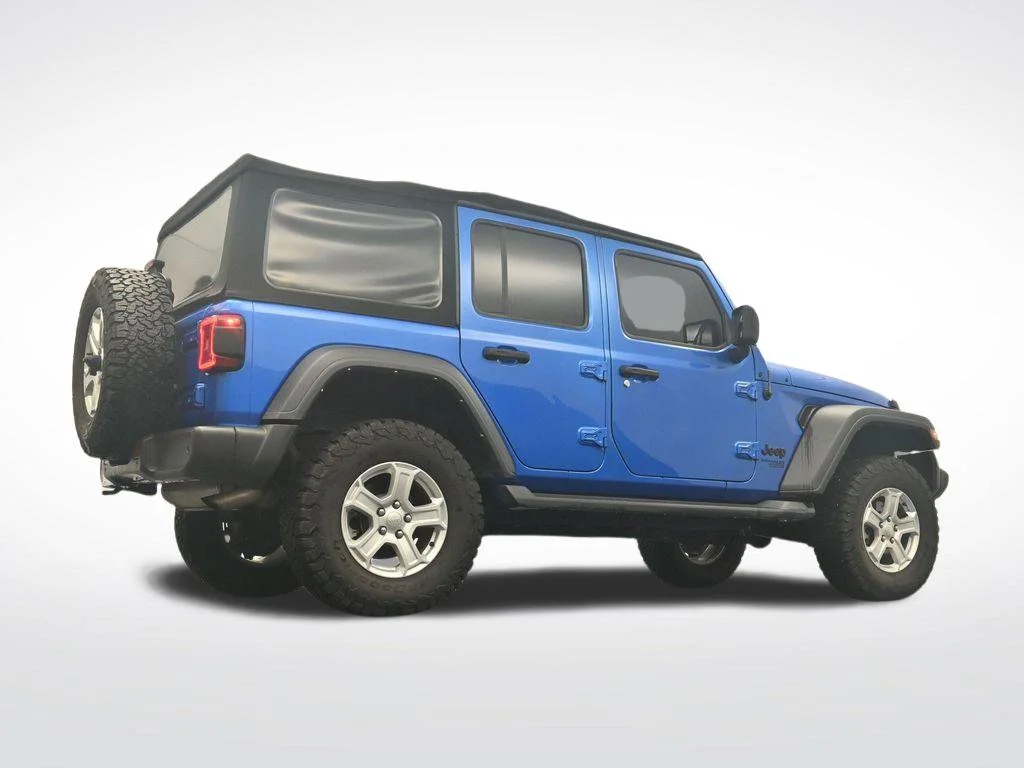 Used 2021 Blue Jeep Unlimited Sport S image 34