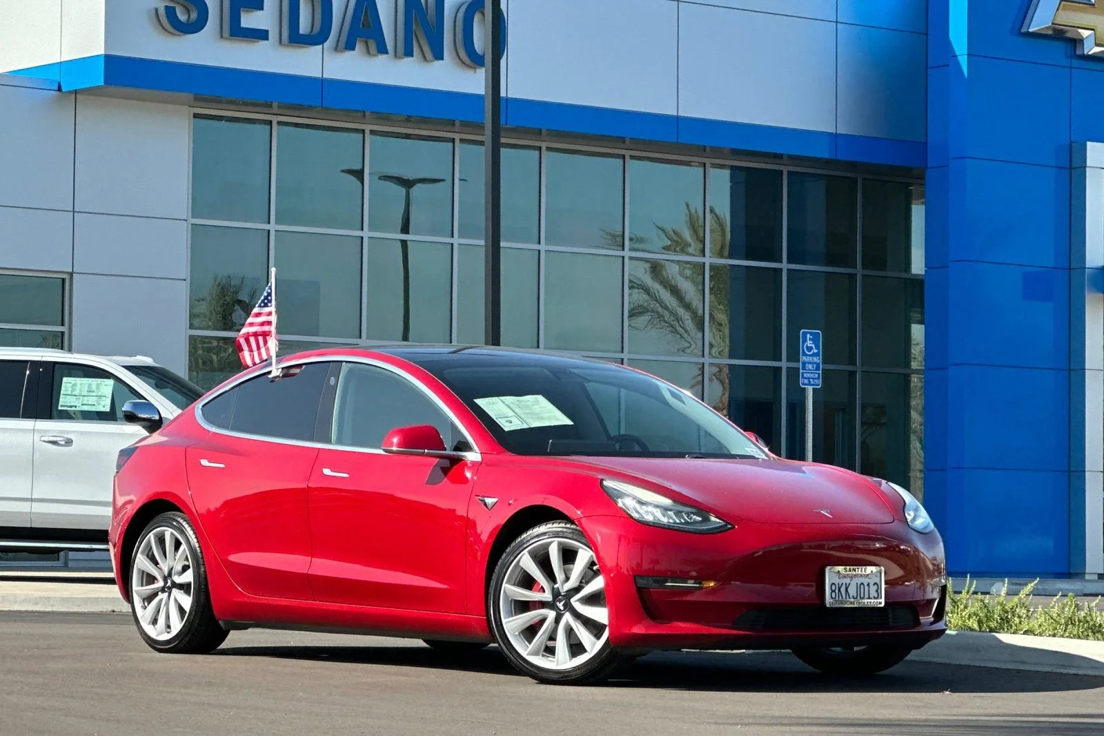 Used 2019 Tesla Model 3 Base with VIN 5YJ3E1EA2KF402080 for sale in Santee, CA