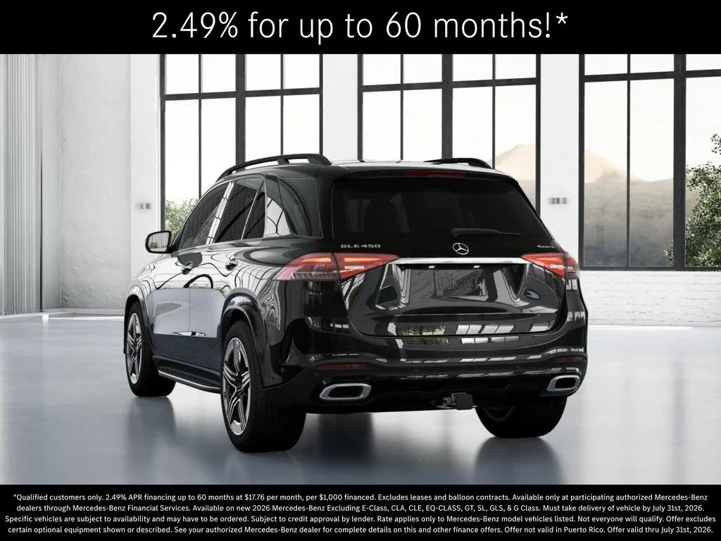 New 2026 Obsidian Black Metallic Mercedes-Benz GLE 450 image 69