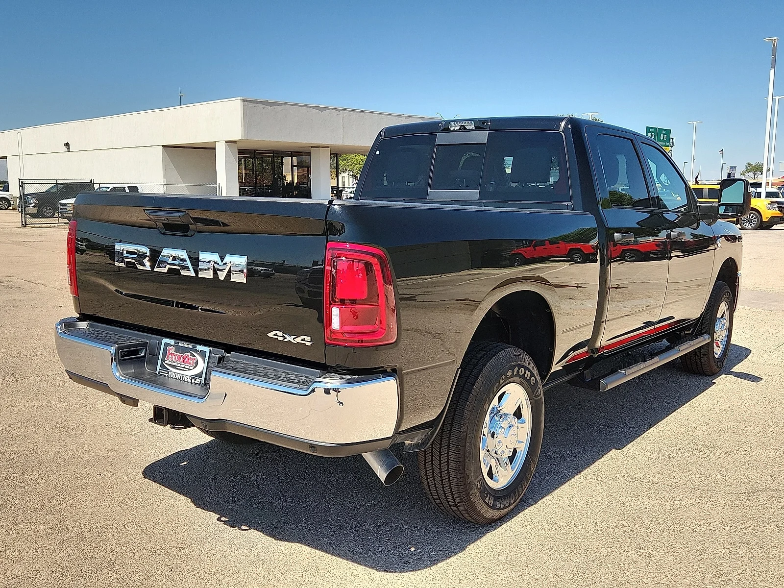 New 2026 Diamond Black Crystal Pearl-Coat  Paint Ram TRADESMAN CREW CAB 4X4 6