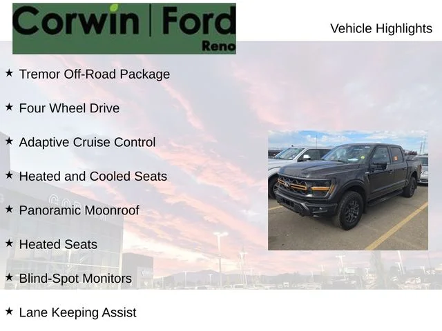 Certified Used 2024 Agate Black Metallic Ford Tremor image 6