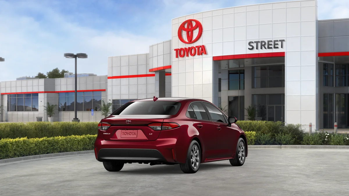 New 2026 Ruby Flare Pearl Toyota LE image 10