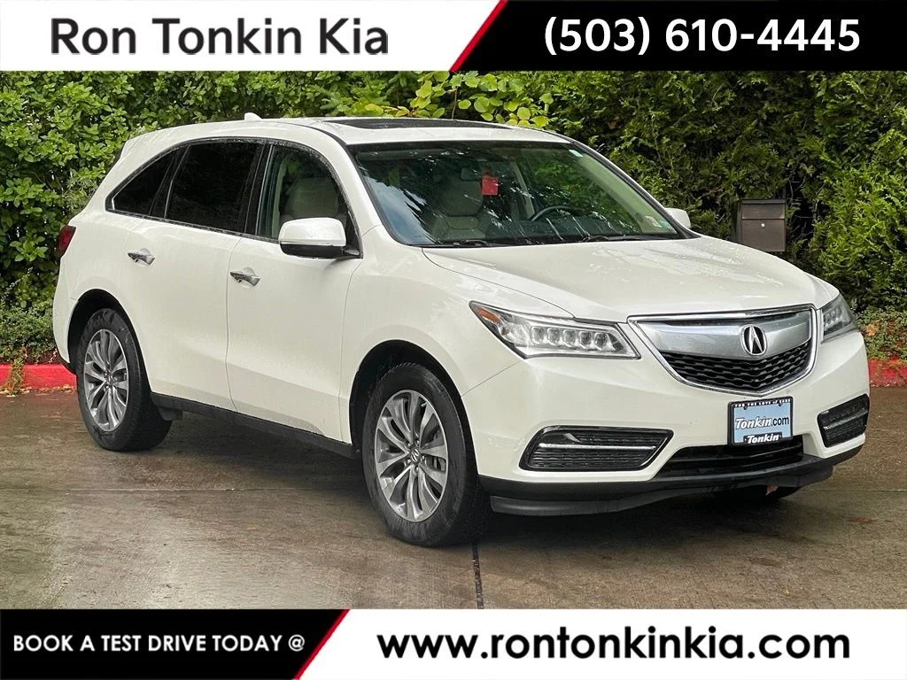 Used 2014 White Acura 3.5L Technology Package image 1