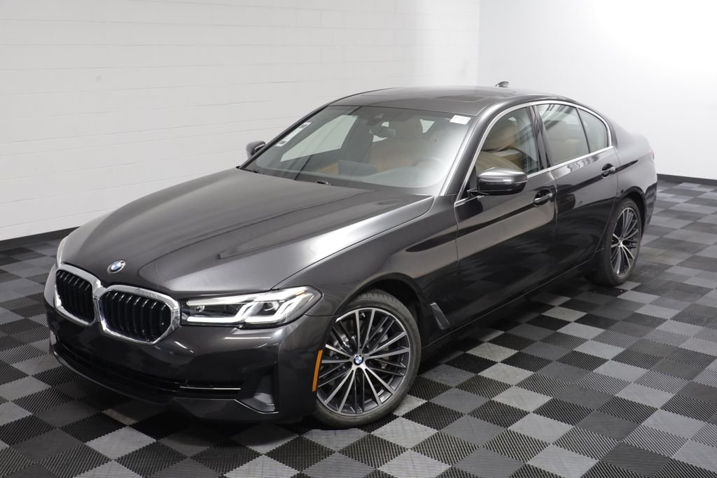 Certified Used 2023 Dark Graphite Metallic BMW 530i xDrive image 2