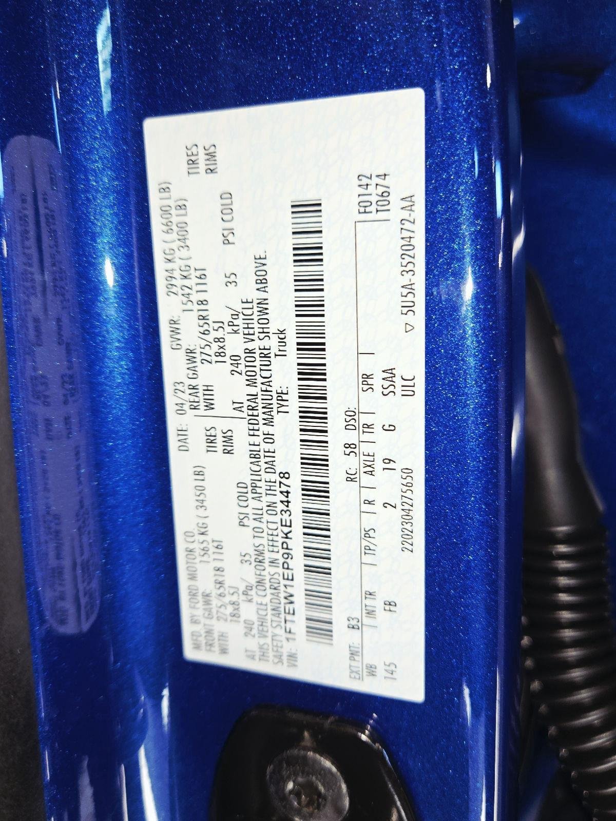 Used 2023 Atlas Blue Ford XLT image 77