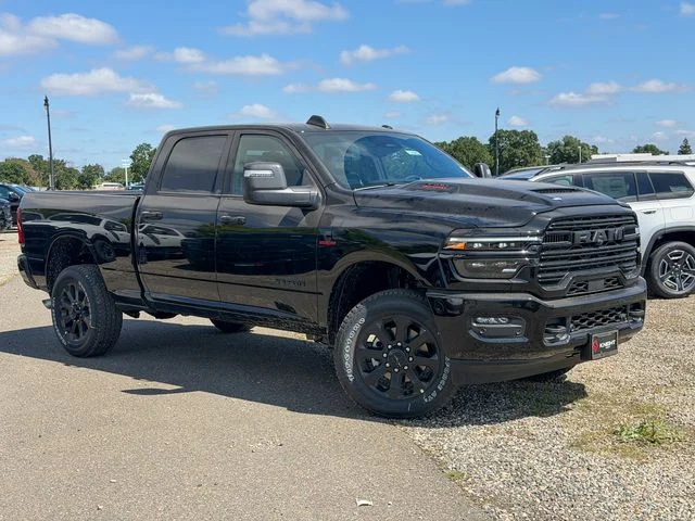 New 2026 Diamond Black Crystal Pearl-Coat Exterior Paint RAM Laramie image 2