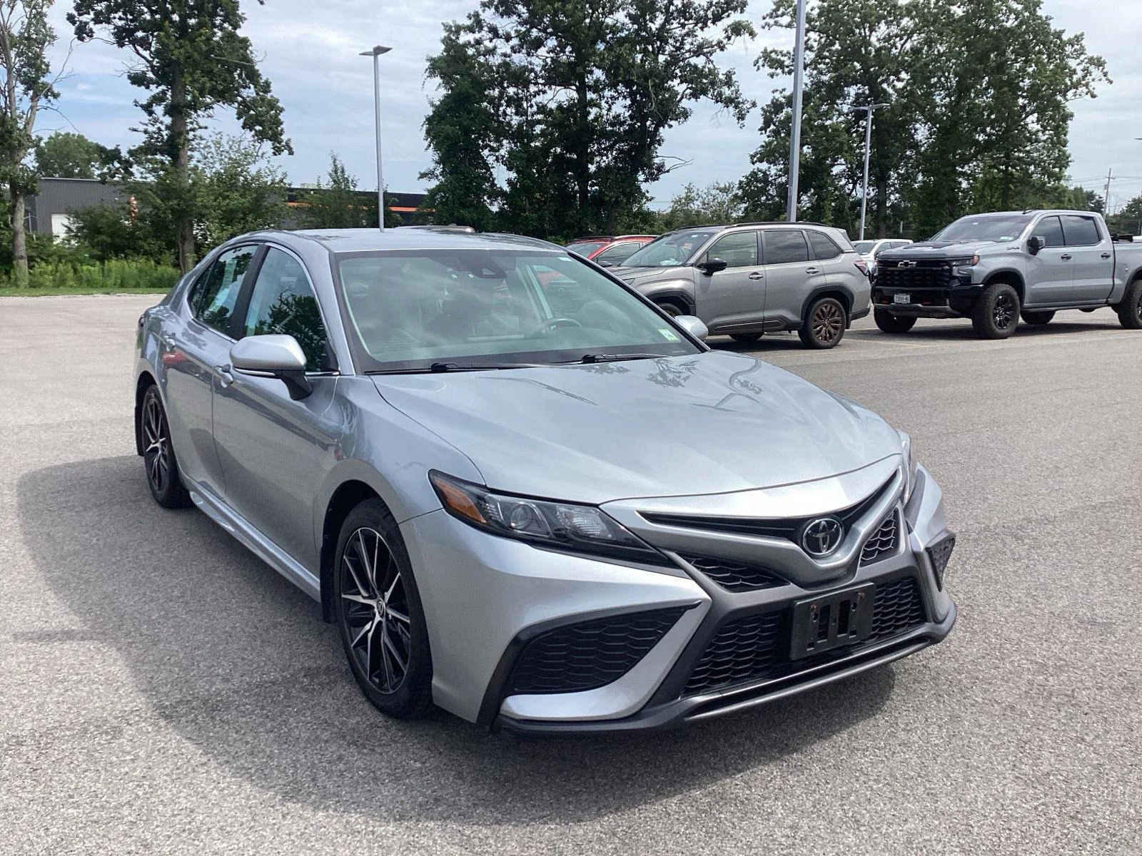 Used 2023 Celestial Silver Metallic Toyota SE image 10