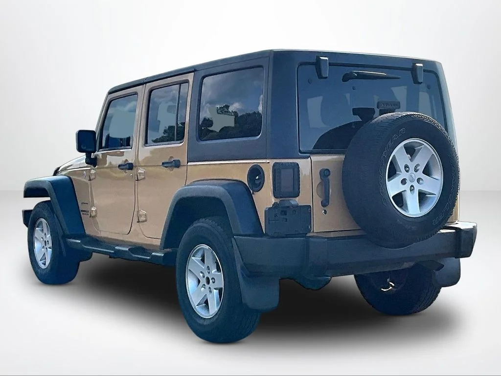 Used 2014 Beige Jeep Unlimited Sport image 11