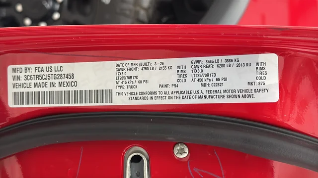 New 2026 Flame Red Clearcoat RAM Power Wagon image 30