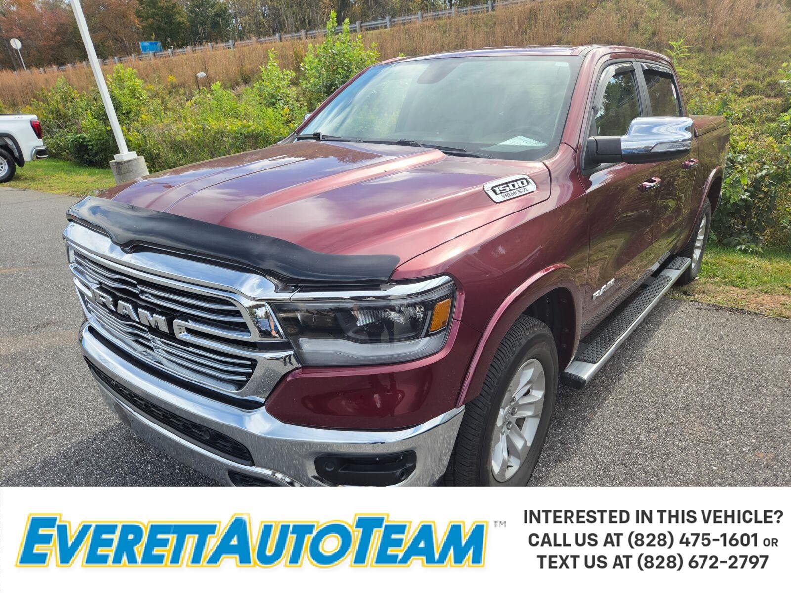 Used 2019 Delmonico Red Pearlcoat Ram Laramie image 1