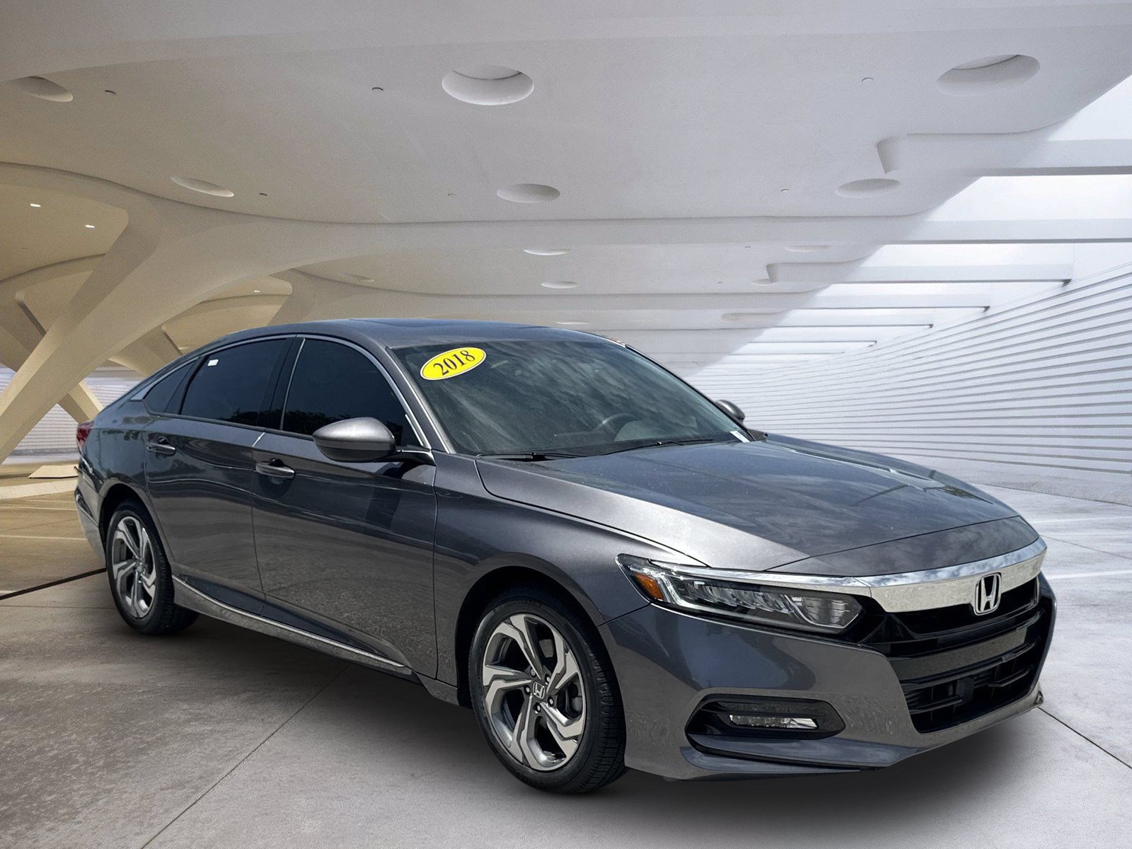 Used 2018 Modern Steel Metallic Honda EX 1.5T image 1