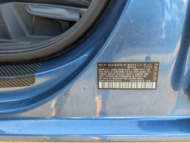 Used 2019 Blue Volkswagen 1.4T S image 27