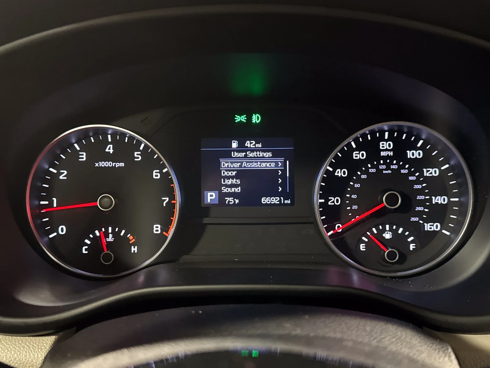 Used 2021 Pacific Blue Kia LX image 16