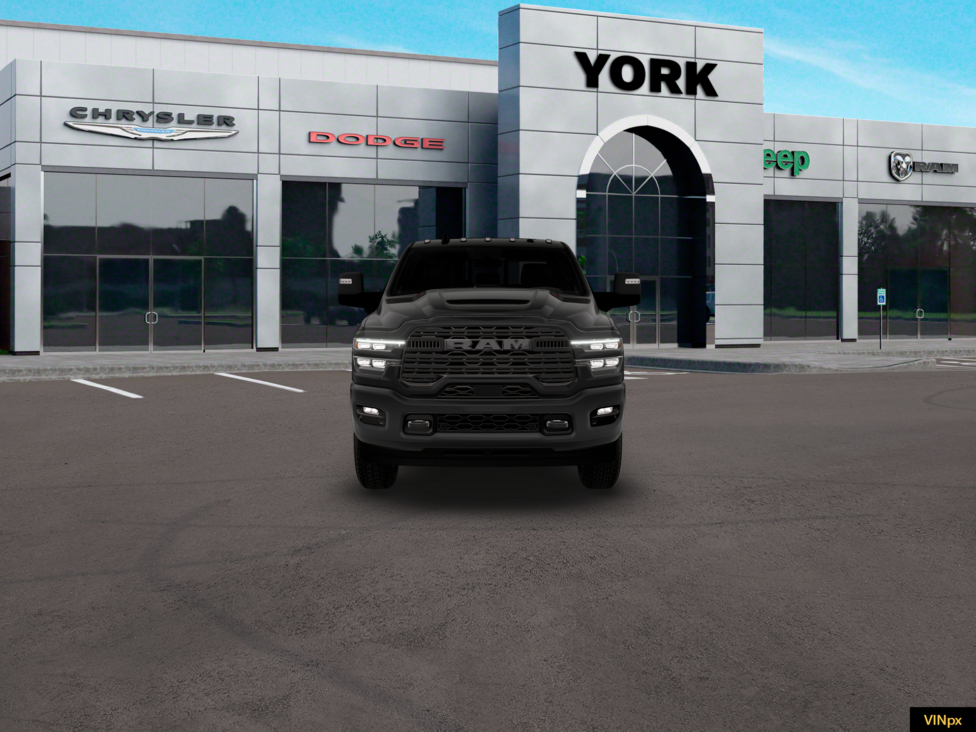 New 2026 Diamond Black Crystal Pearl-Coat Exterior Paint RAM LARAMIE image 24