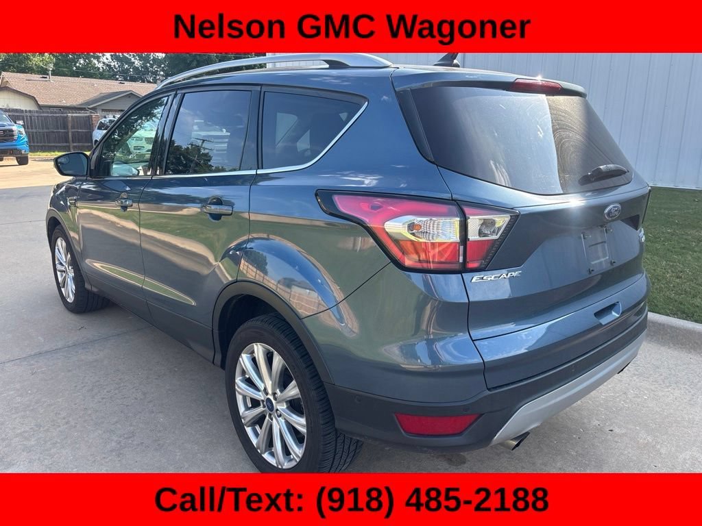 Used 2018 Blue Ford Titanium image 7