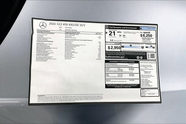 New 2026 Silver Mercedes-Benz GLS 450 image 26