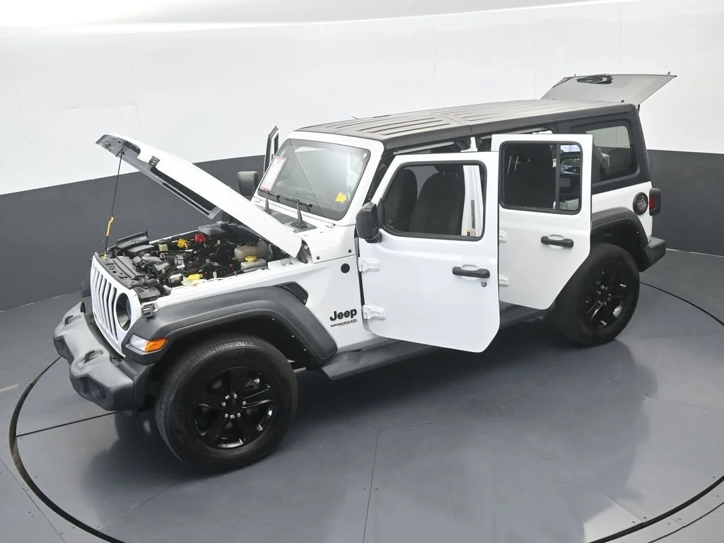 Used 2022 Bright White Clearcoat Jeep Unlimited Sport Altitude image 67