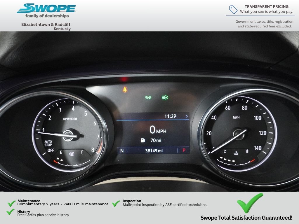 Used 2021 Black Currant Metallic Buick Essence image 17