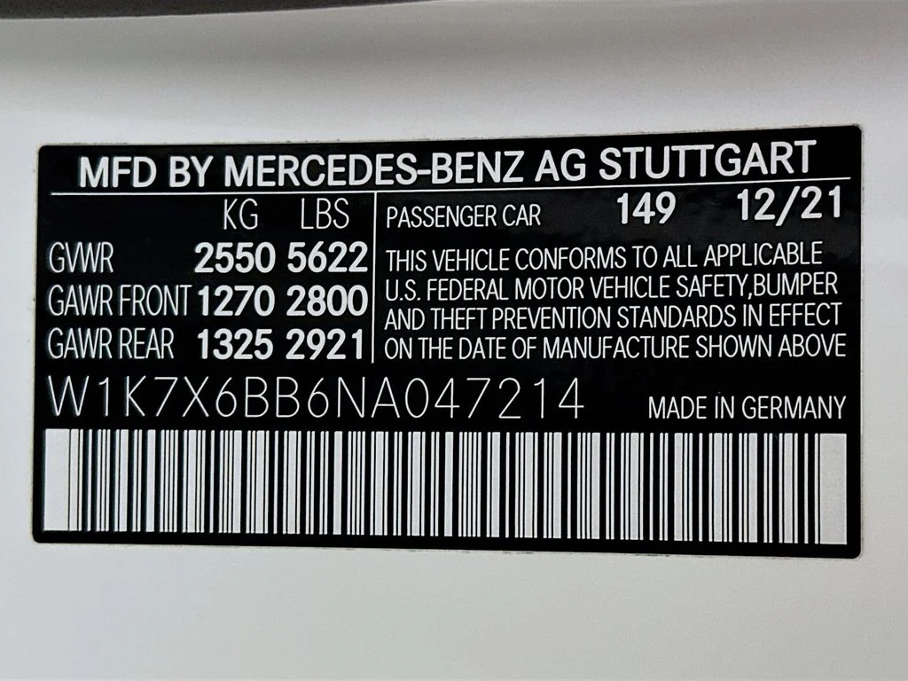 Used 2022 White Mercedes-Benz Base image 30