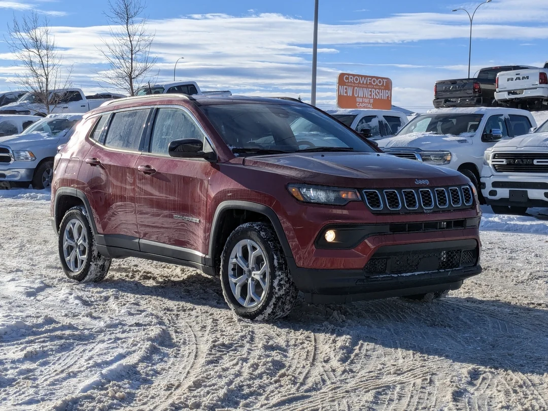New 2026 Red Jeep North - - 4x4 - Front heated seats - Forward Collision Warning & More! image 2