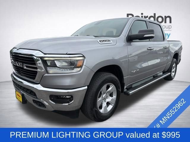 Used 2021 Billet Silver Metallic Clearcoat Ram Big Horn image 3