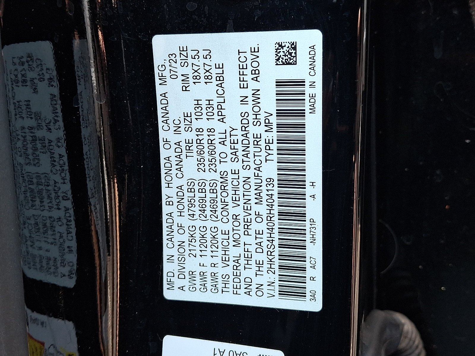 Certified Used 2024 Crystal Black Pearl Honda EX image 20