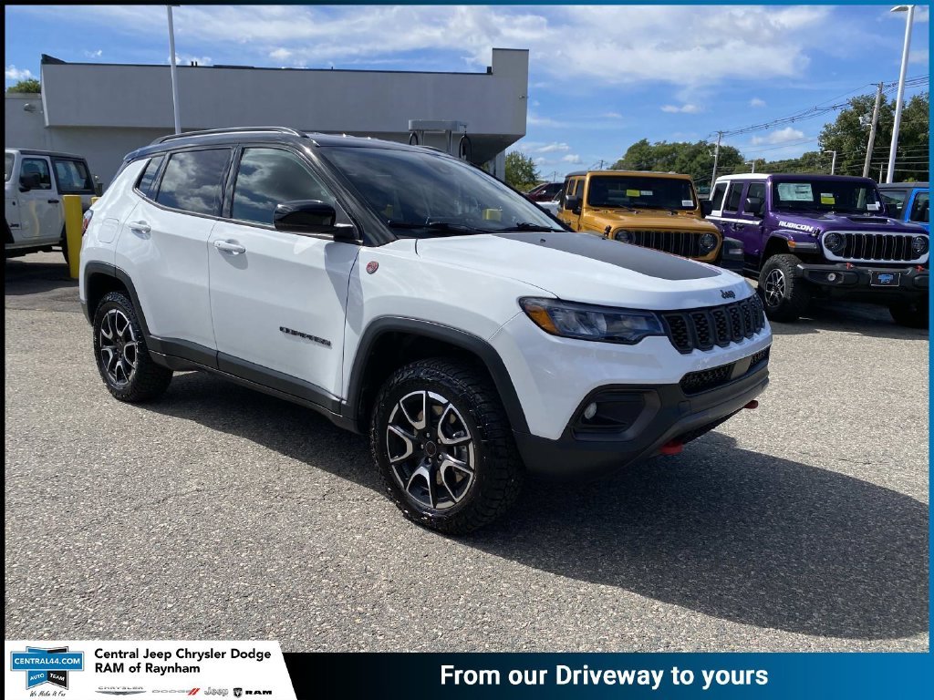White 2026 Jeep Compass SUV / Crossover Four-Wheel Drive 8-Speed Automatic
