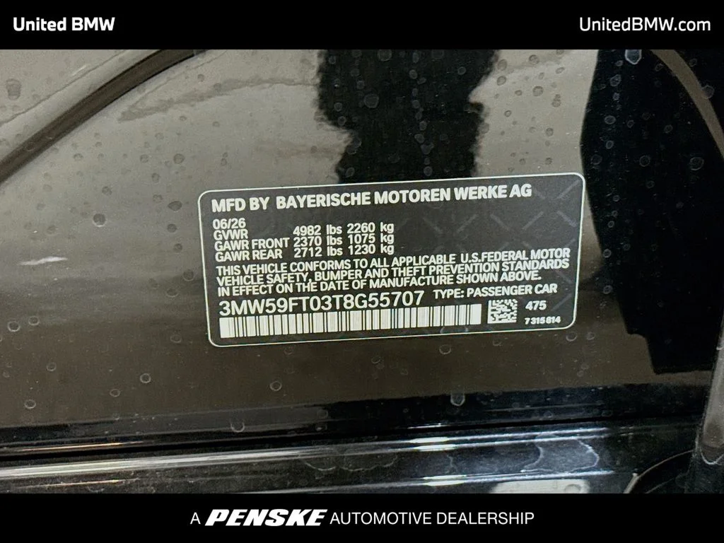 New 2026 Black Sapphire Metallic BMW M340i image 16