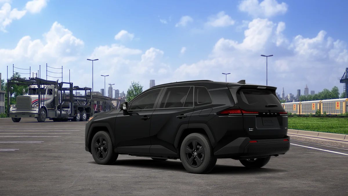 New 2026 Midnight Black Metallic Toyota LE image 6