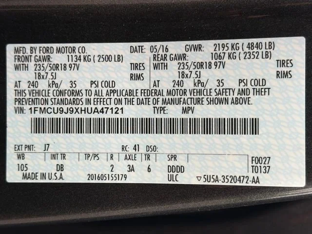 Used 2017 Gray Ford Titanium image 16