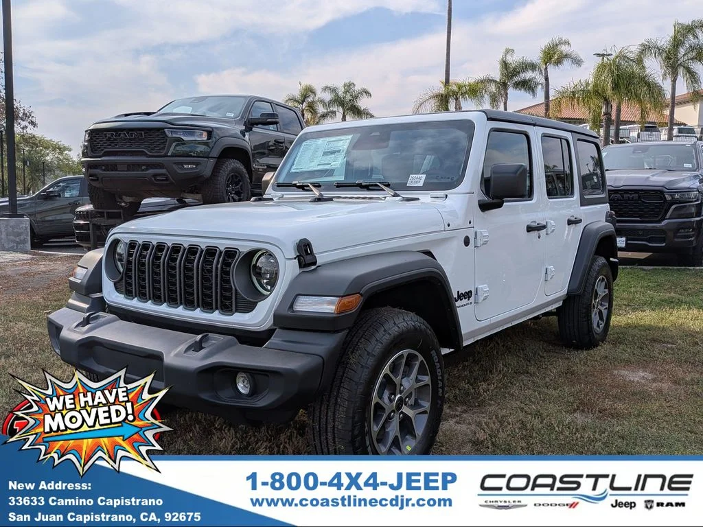 New 2026 Bright White Clearcoat Jeep Sport S image 1
