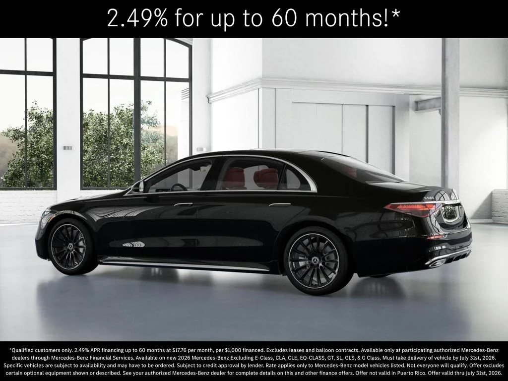 New 2026 Obsidian Black Metallic Mercedes-Benz S 580 image 31