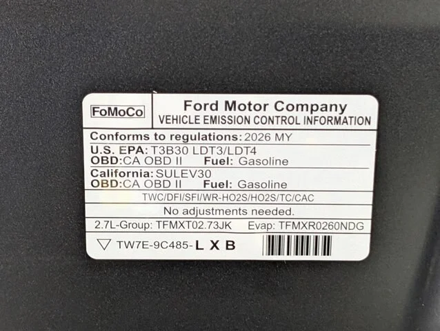 New 2026 Carbonized Gray Metallic Ford STX® image 54