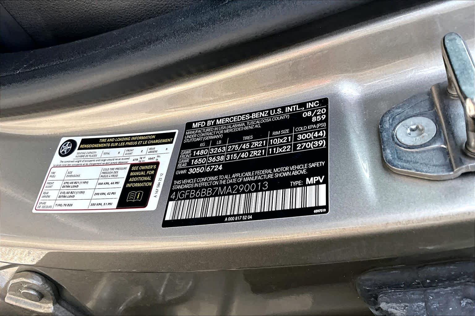 Used 2021 Mojave Silver Metallic Mercedes-Benz AMG® GLE 53 image 32