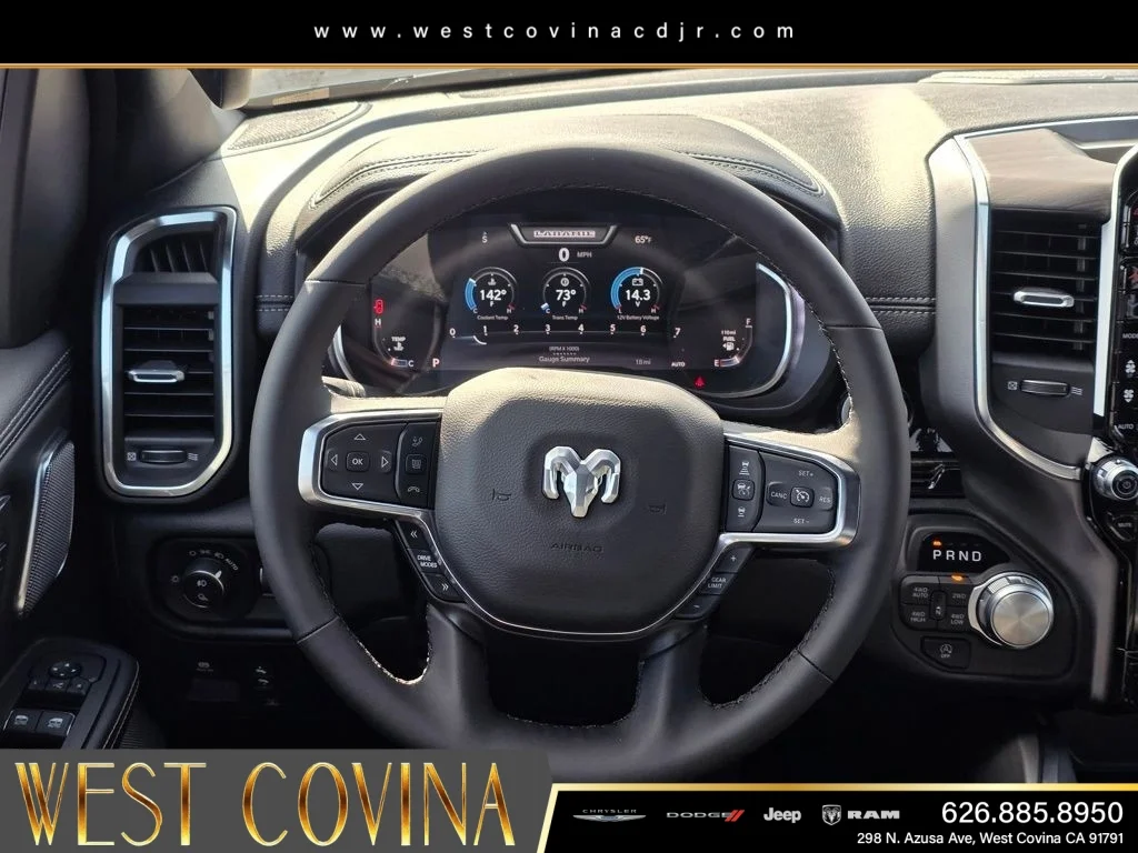 New 2026 Diamond Black Crystal Pearl-Coat Exterior Paint RAM Laramie image 12