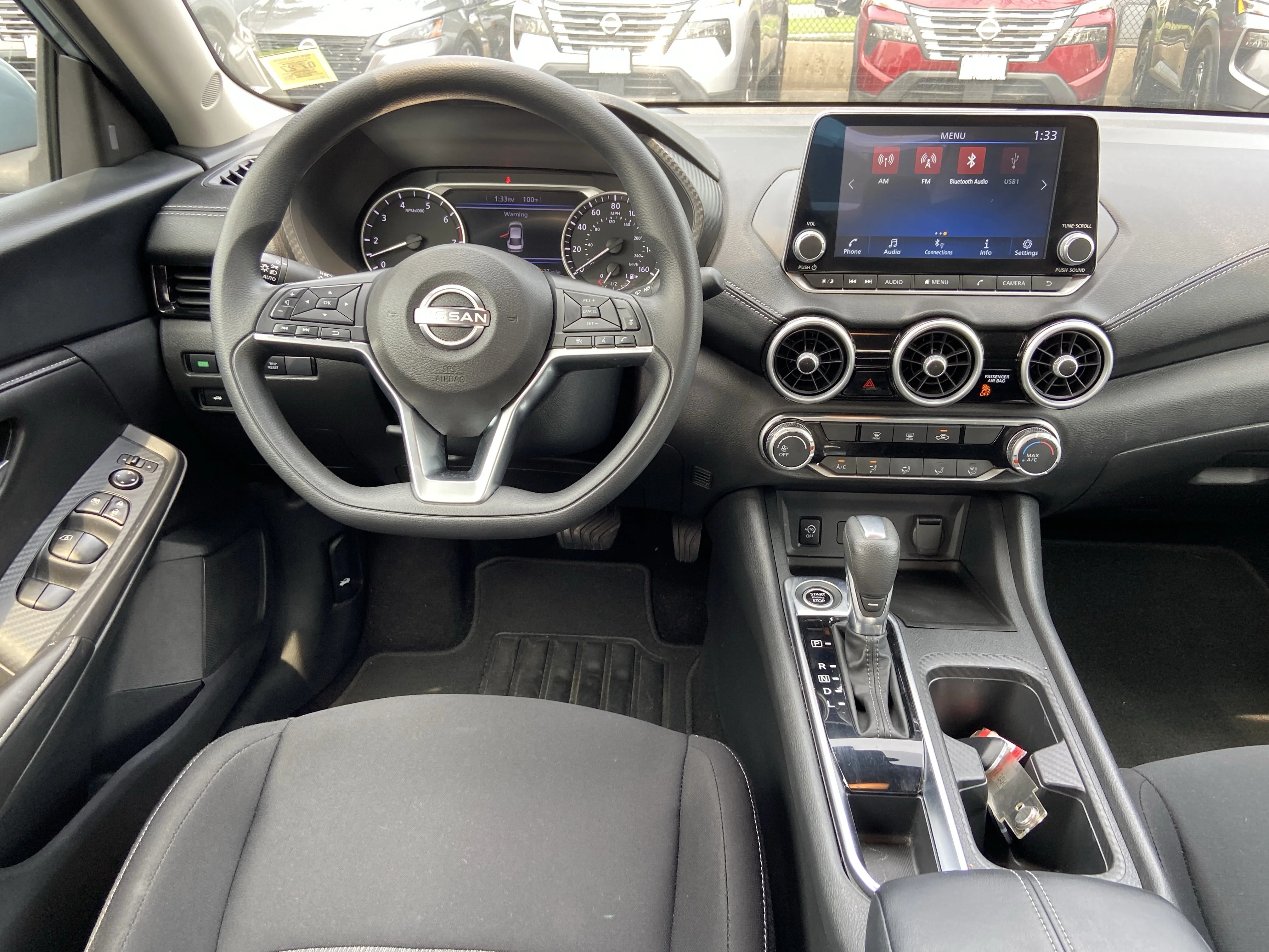Used 2024 Atlantic Gray Metallic Nissan SV image 13