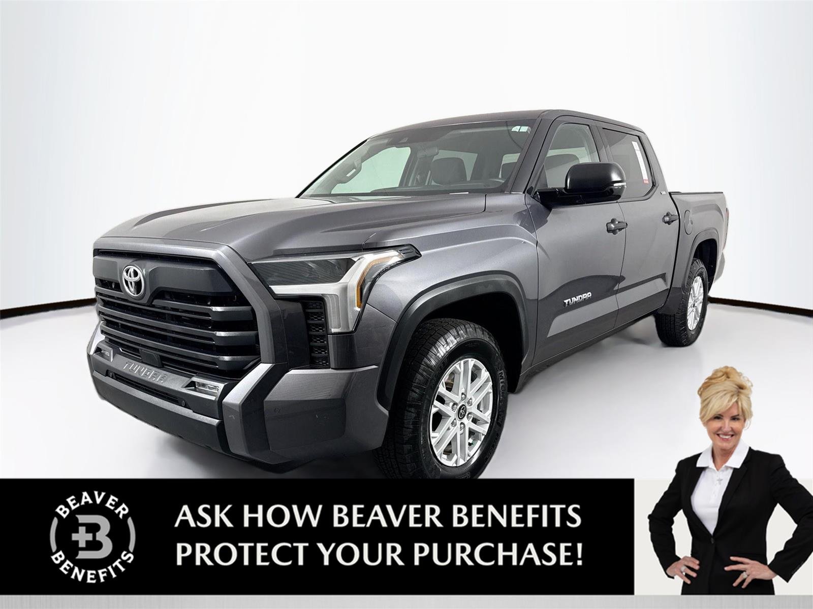 Used 2023 Magnetic Gray Metallic Toyota SR5 image 1