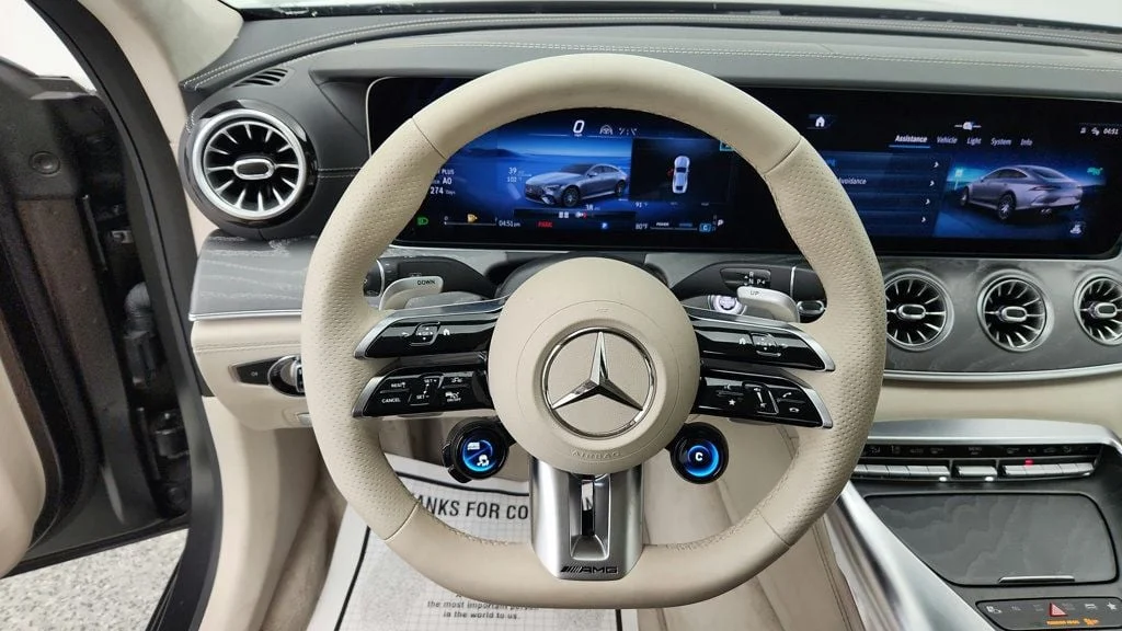 Used 2024 MANUFAKTUR Graphite Grey Magno Mercedes-Benz AMG® GT 53 4-Door Coupe w/ Executive Rear Seat & Driver Assist image 12