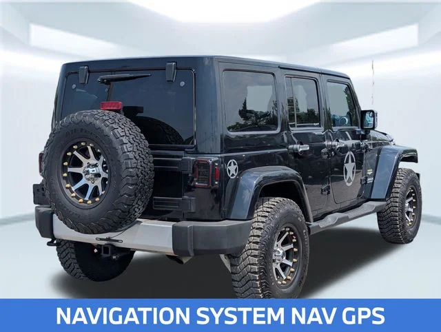 Used 2013 Black Jeep Unlimited Sahara image 5