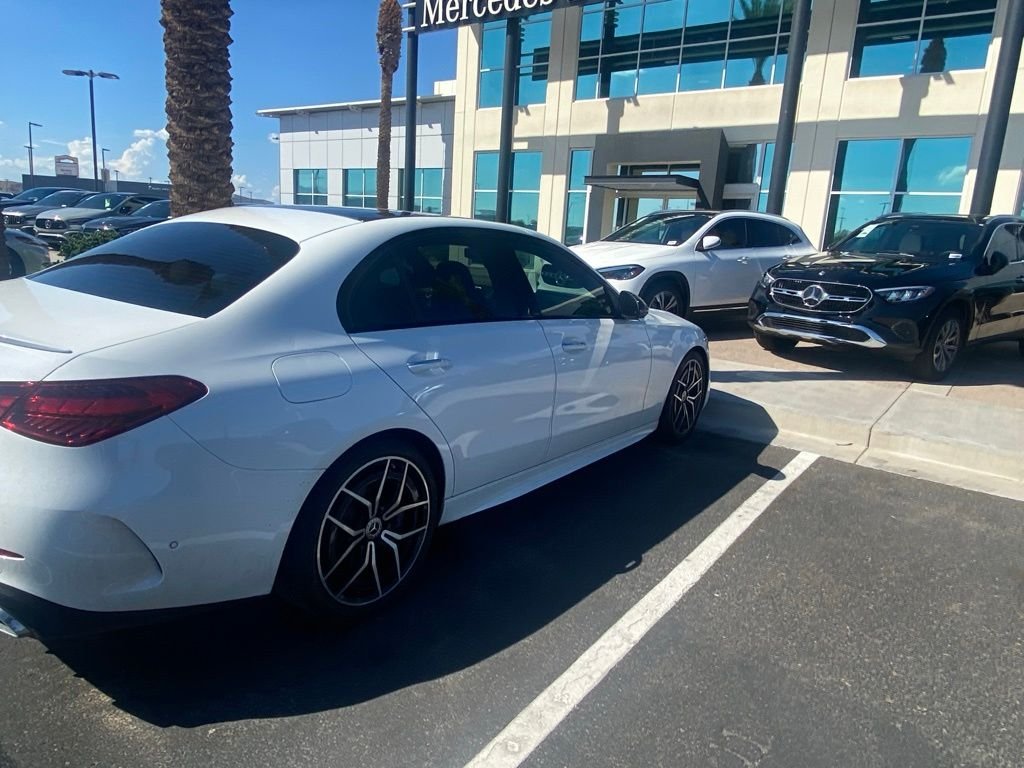 Certified Used 2022 MANUFAKTUR Moonlight White Metallic Mercedes-Benz C 300 image 4