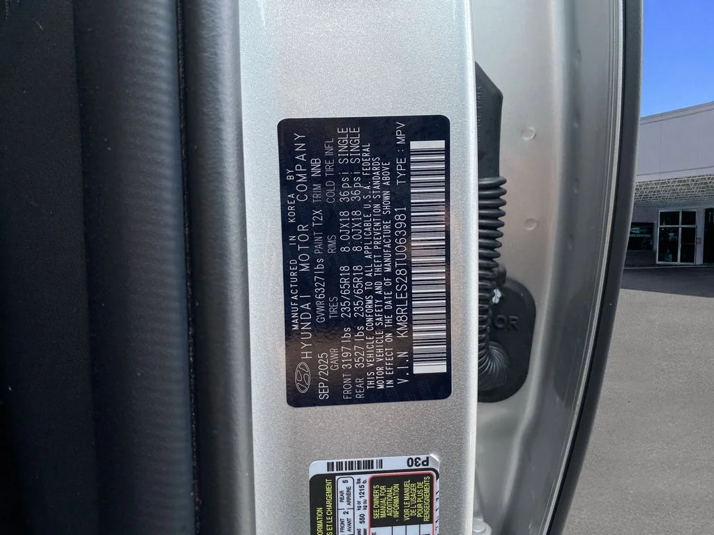 Used 2026 Typhoon Silver Metallic Hyundai SEL image 44