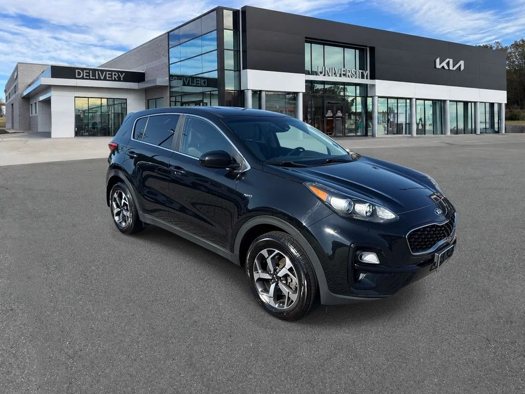 Used 2020 Red Kia LX image 1