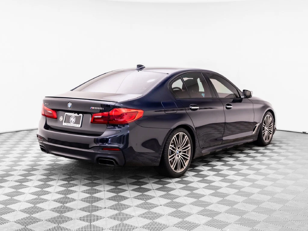 Used 2018 Black BMW M550i xDrive image 7
