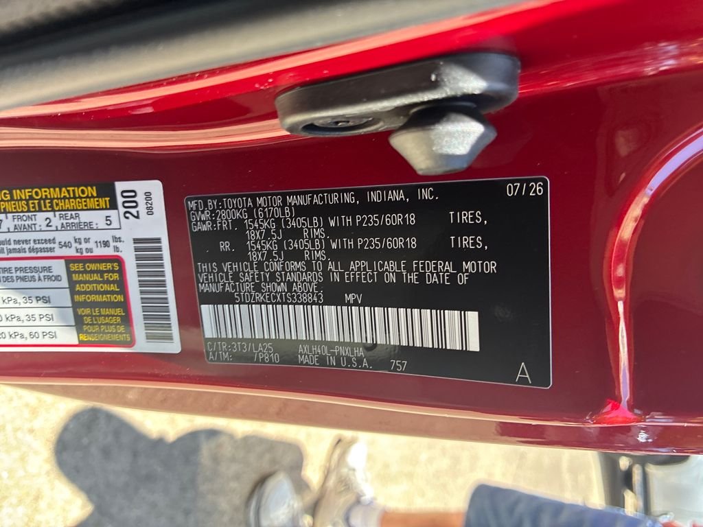 New 2026 Red Toyota Limited image 49