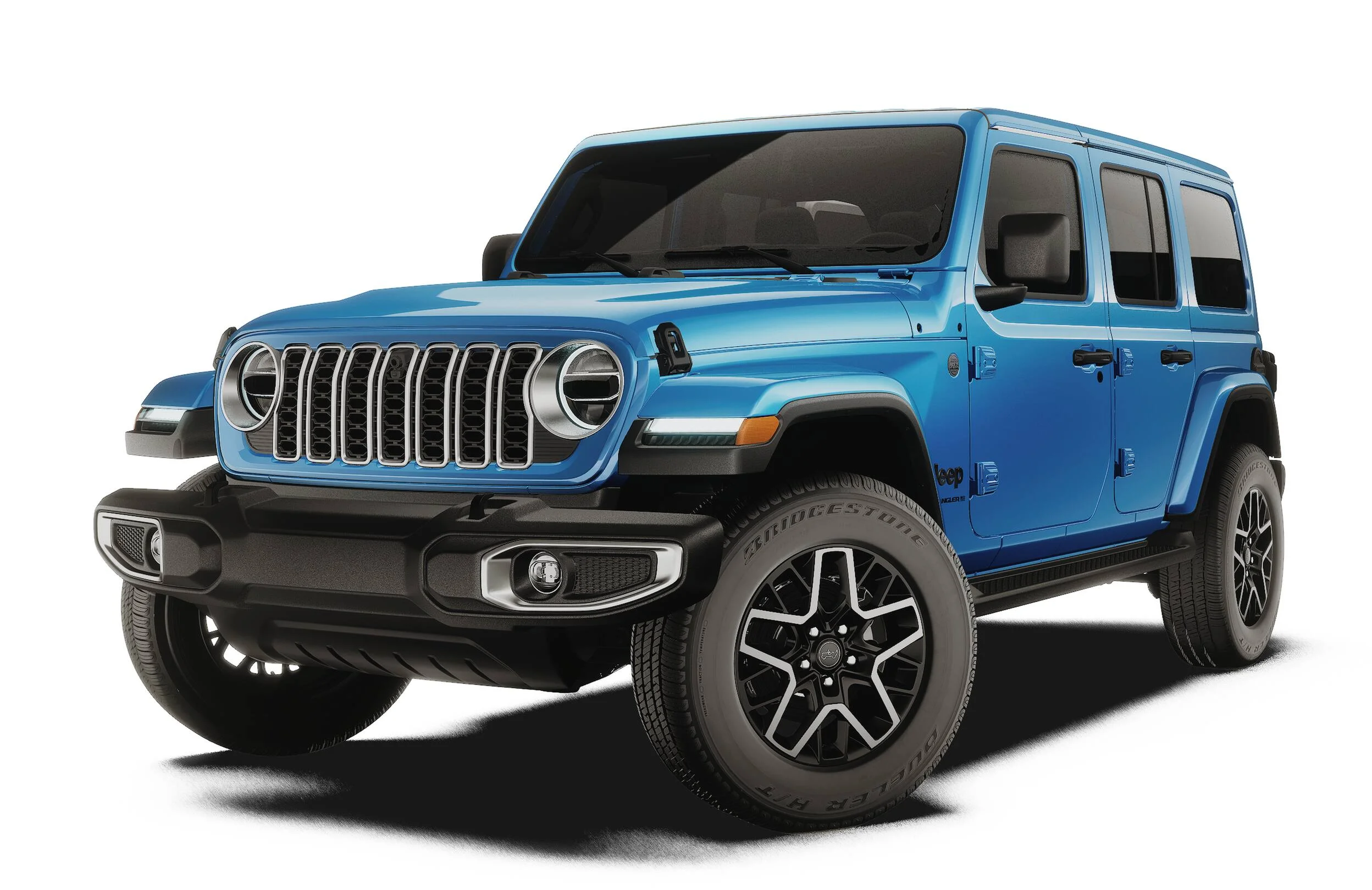 New 2027 Hydro Blue Pearl-Coat Paint Jeep Sahara image 1