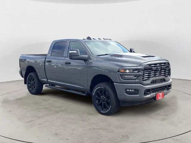 New 2026 Gray Clearcoat Ram BLACK EXPRESS CREW CAB 4X4 6